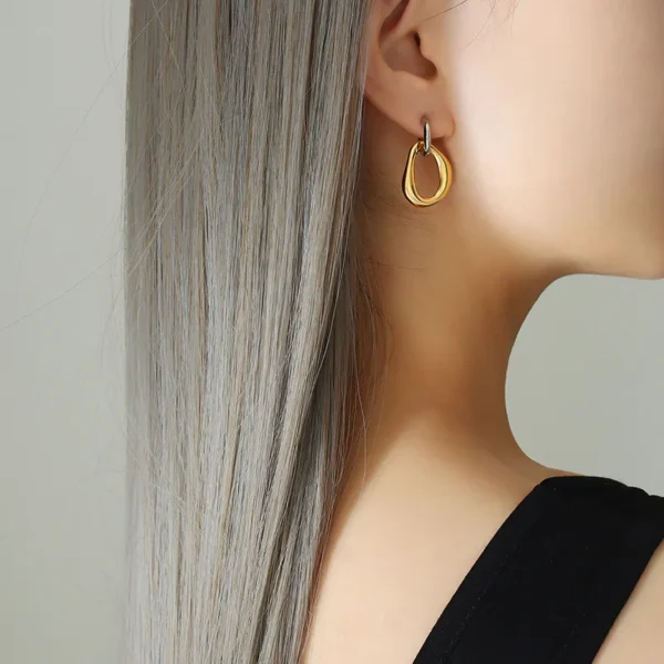 Aretes Silver & Gold - Imagen 3